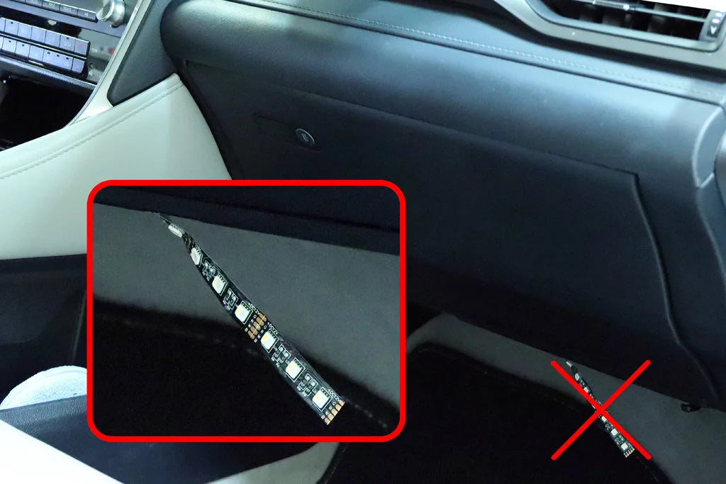 Fiber Optic Interior Ambient Lighting (RGBW) by VAISTECH