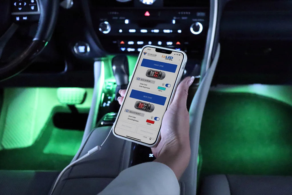 Fiber Optic Interior Ambient Lighting (RGBW) by VAISTECH