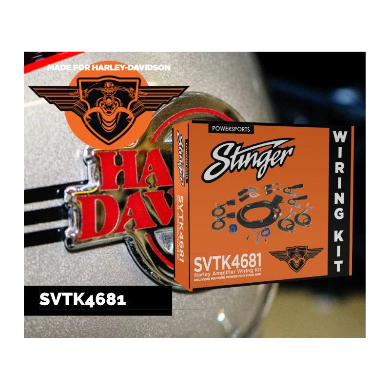 HARLEY-DAVIDSON 2/4 CHANNEL UNIVERSAL AMPLIFIER WIRING KIT  SKU: SVTK4681
