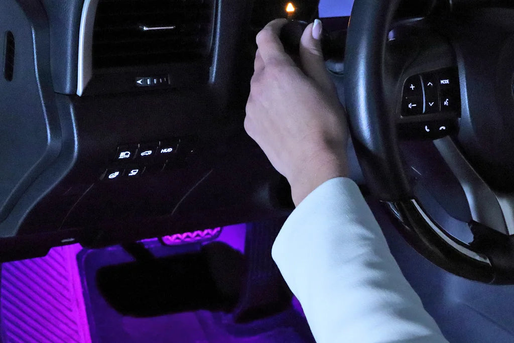 Fiber Optic Interior Ambient Lighting (RGBW) by VAISTECH