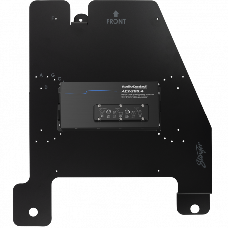 STINGER AMP BRACKET FOR JEEP WRANGLER JKU - DRIVER SIDE JKUAMPBRKTD/IN STOCK NOW
