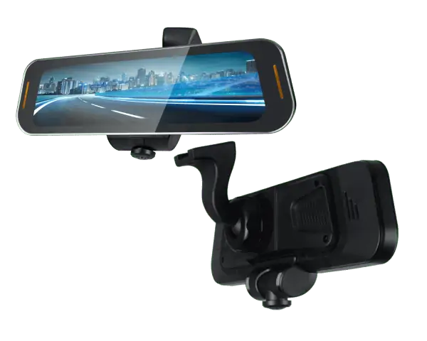 TOMBO 360X  360 Surround View Frameless Rearview Mirror with 4K Dash Camera and 10-inch Touchscreen TFT Monitor with blind spot indicators.  REAR CAMERA included./IN STOCK NOW/PRE TARIFF PRICING