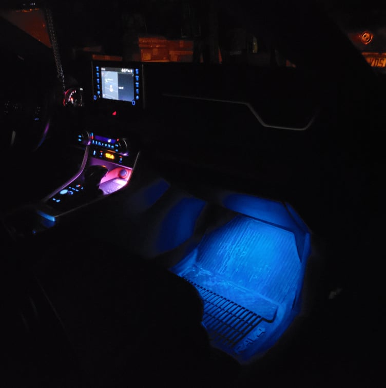 Fiber Optic Interior Ambient Lighting (RGBW) by VAISTECH