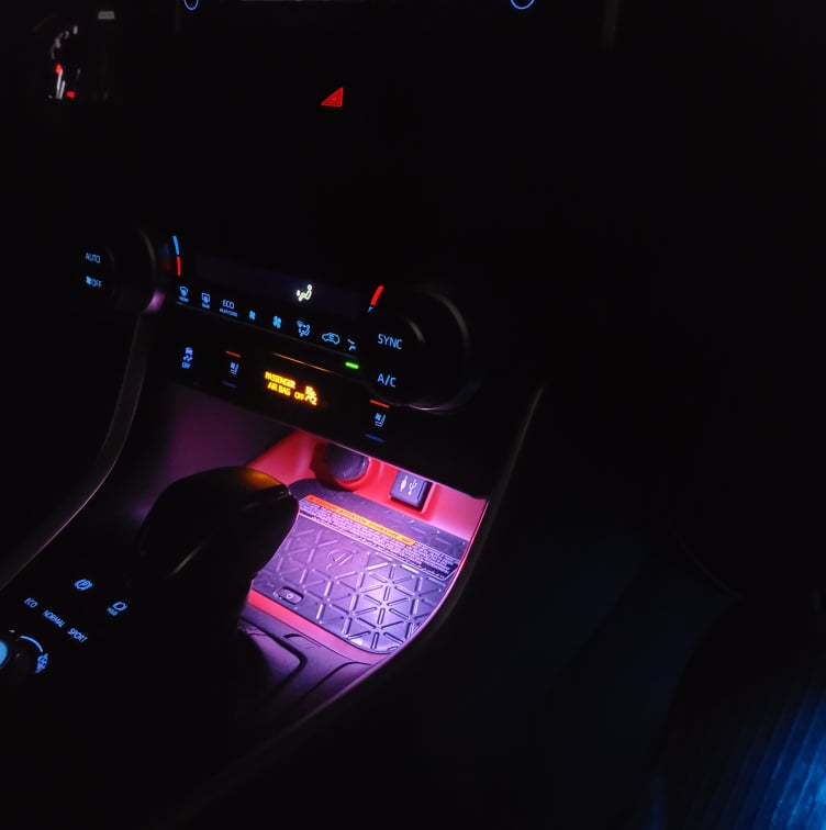 Fiber Optic Interior Ambient Lighting (RGBW) by VAISTECH