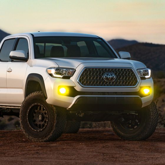 Rigid Industries - 37100 - 2014+ Tundra/4Runner & 2016+ Tacoma Fog Mount Kit SAE White