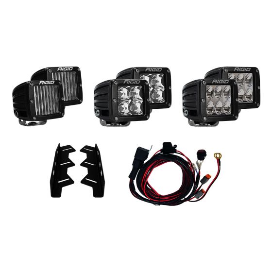 Rigid Industries - 41610 - 2017-2018 Raptor Triple Fog Light Kit
