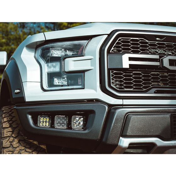 Rigid Industries - 41610 - 2017-2018 Raptor Triple Fog Light Kit