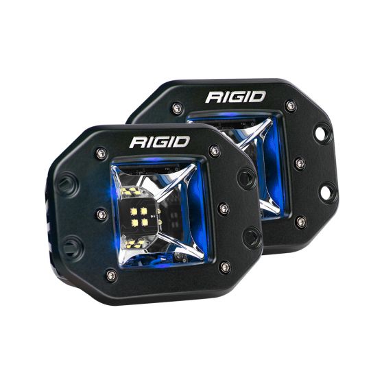 Rigid Industries - 68211 - Radiance Scene Blue Backlight Flush Mount Pair