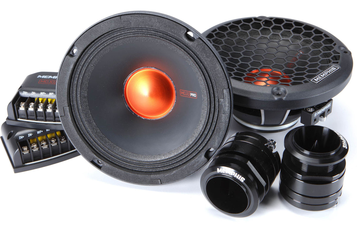 Memphis Audio MJP6C MOJO Pro Series 6-1/2" Component Speakers/BRAND NEW/IN STOCK NOW