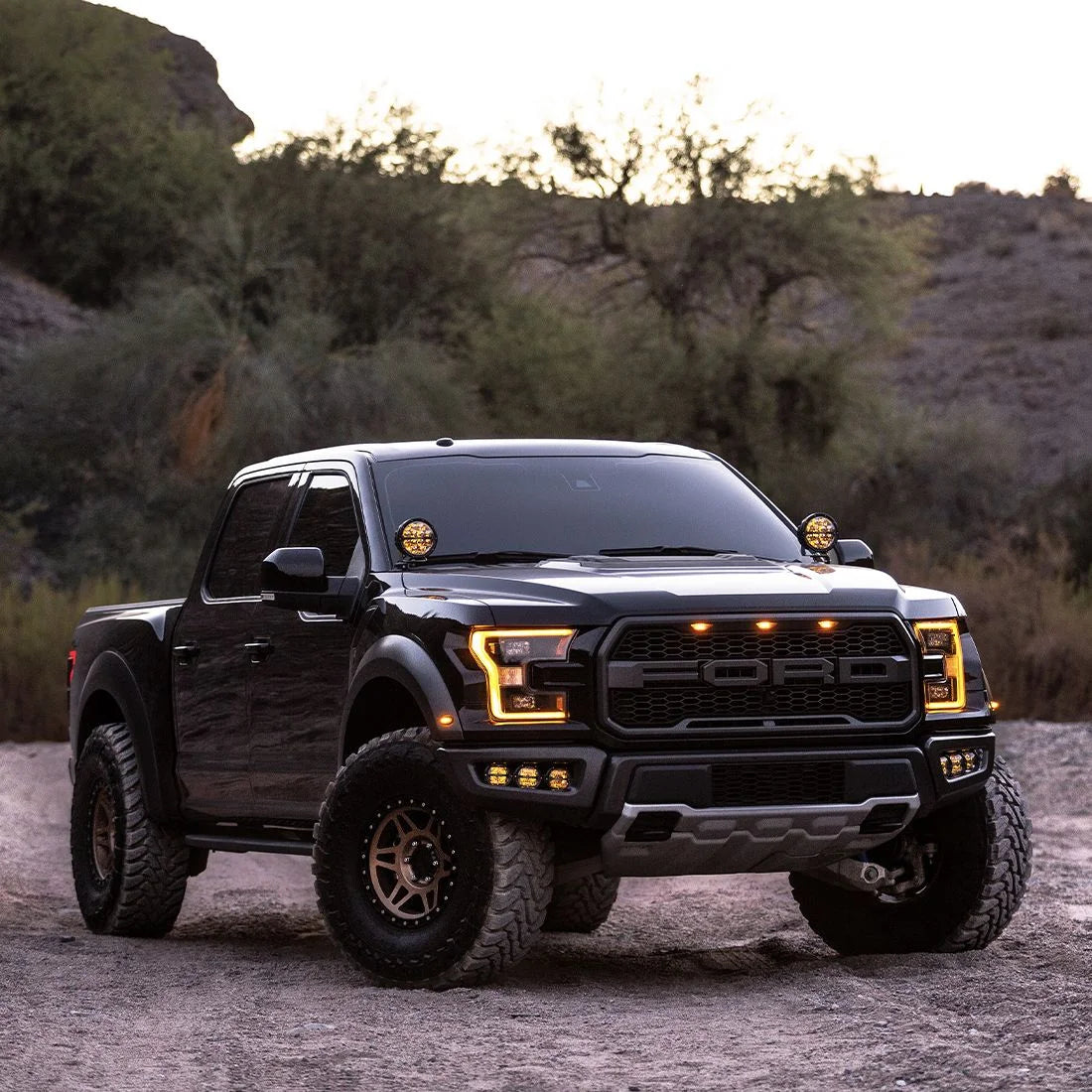 Rigid Industries 360-SERIES 4 INCH SAE J583 FOG LIGHT SELECTIVE YELLOW PAIR SKU:  36111