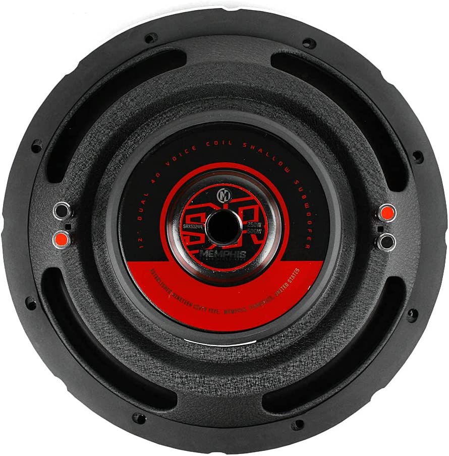 Memphis Audio SRXS1244 12" Shallow Subwoofer