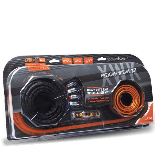IN STOCK NOW 100% OXYGEN FREE COPPER XWK-40 4ga Wiring kit