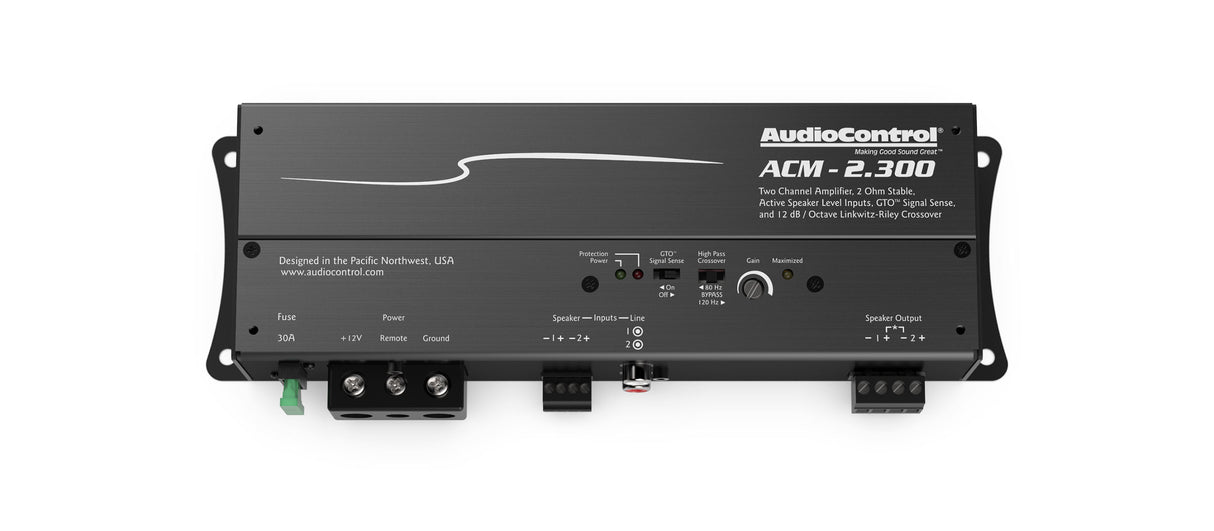 Audio Control ACM-2.300 Two Channel Micro Amplifier/IN STOCK NOW/BRAND NEW