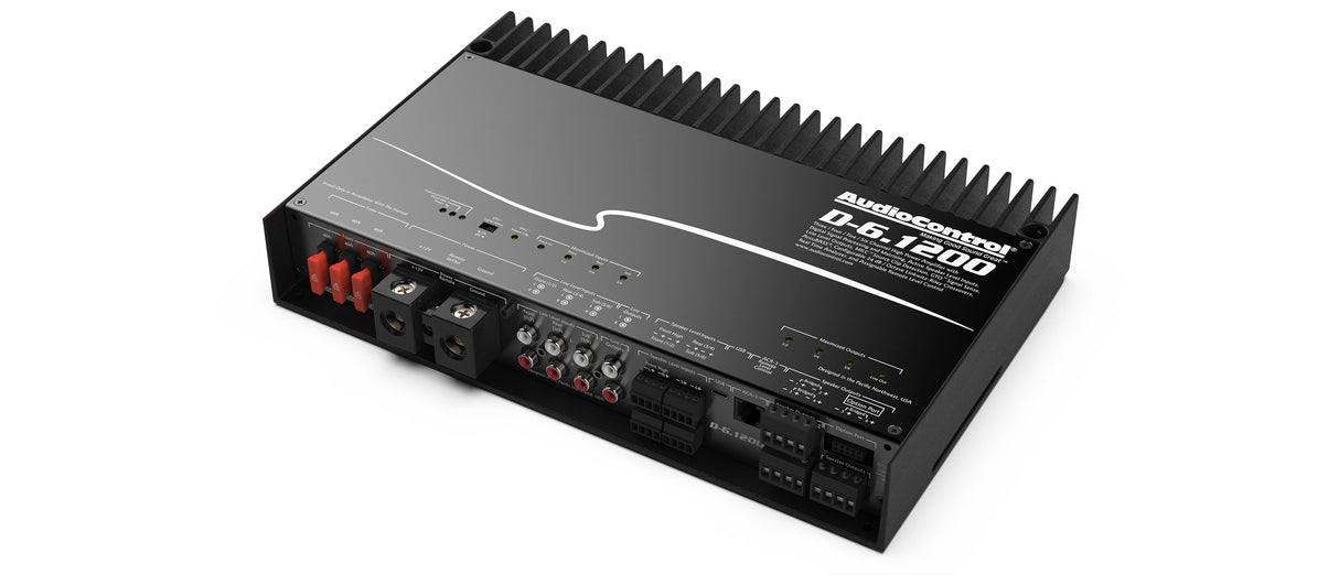 Audio Control D-6.1200 High-Power 6 Channel Dsp Matrix Amplifier with Accubass®  IN STOCK NOW
