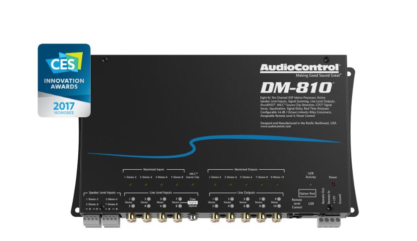 Audio Control DM-810 Premium 8 Input 10 Output Dsp Matrix Processor