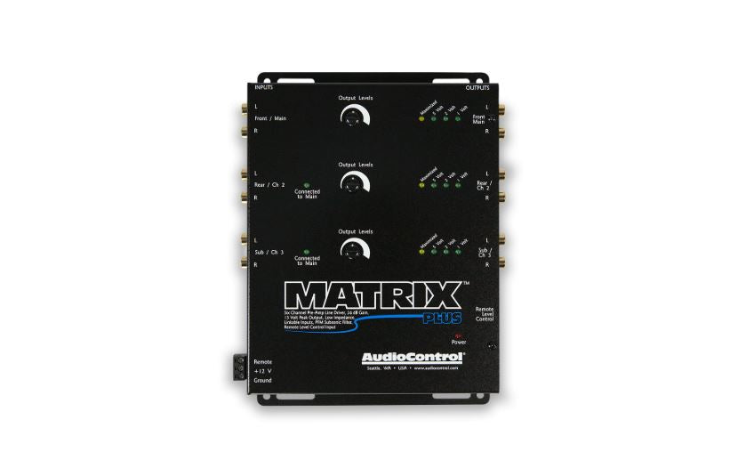 Audio Control Matrix Plus 6 Channel Line Driver with Optional Level Control