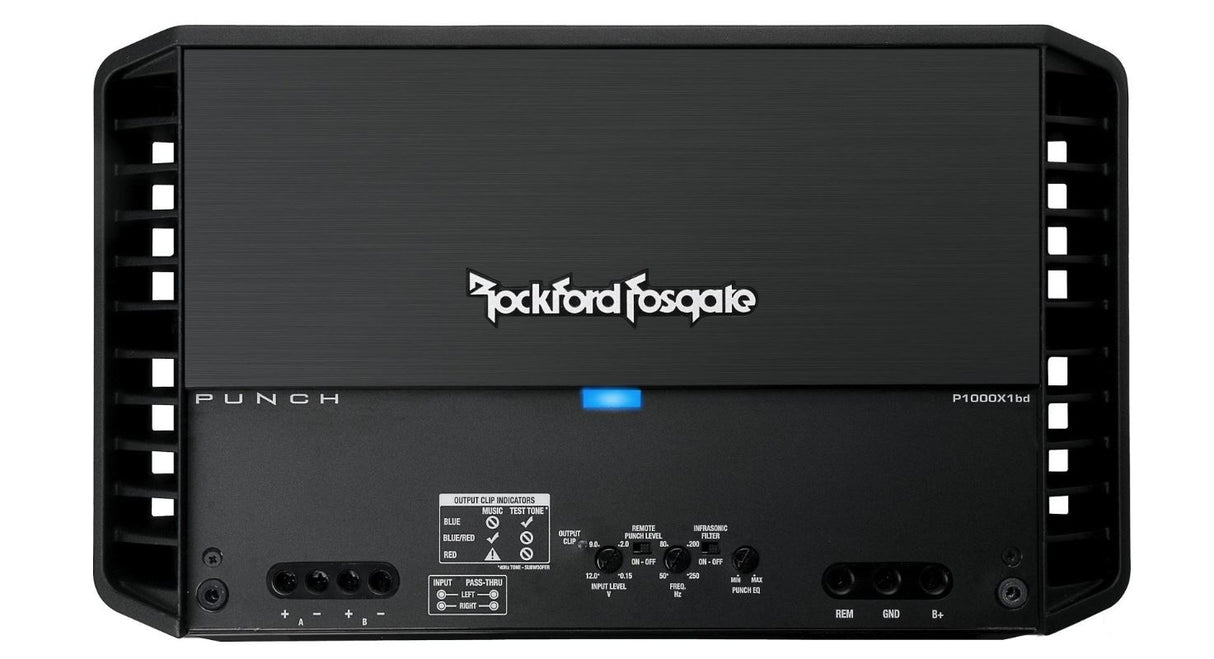 Rockford Fosgate P1000X1BD Punch 1,000 Watt Class-bd Mono Amplifier