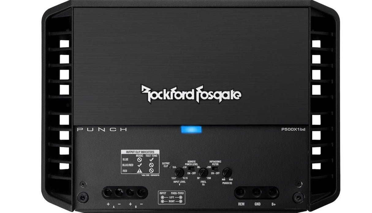 Rockford Fosgate P500X1BD Punch 500 Watt Class-bd Mono Amplifier/IN STOCK NOW