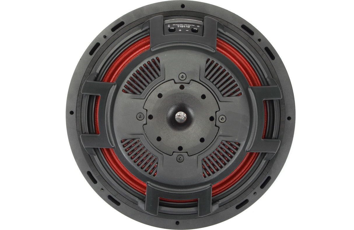 Rockford Fosgate T1S1-12 Power 12" T1 Slim Single 1-Ohm Subwoofer