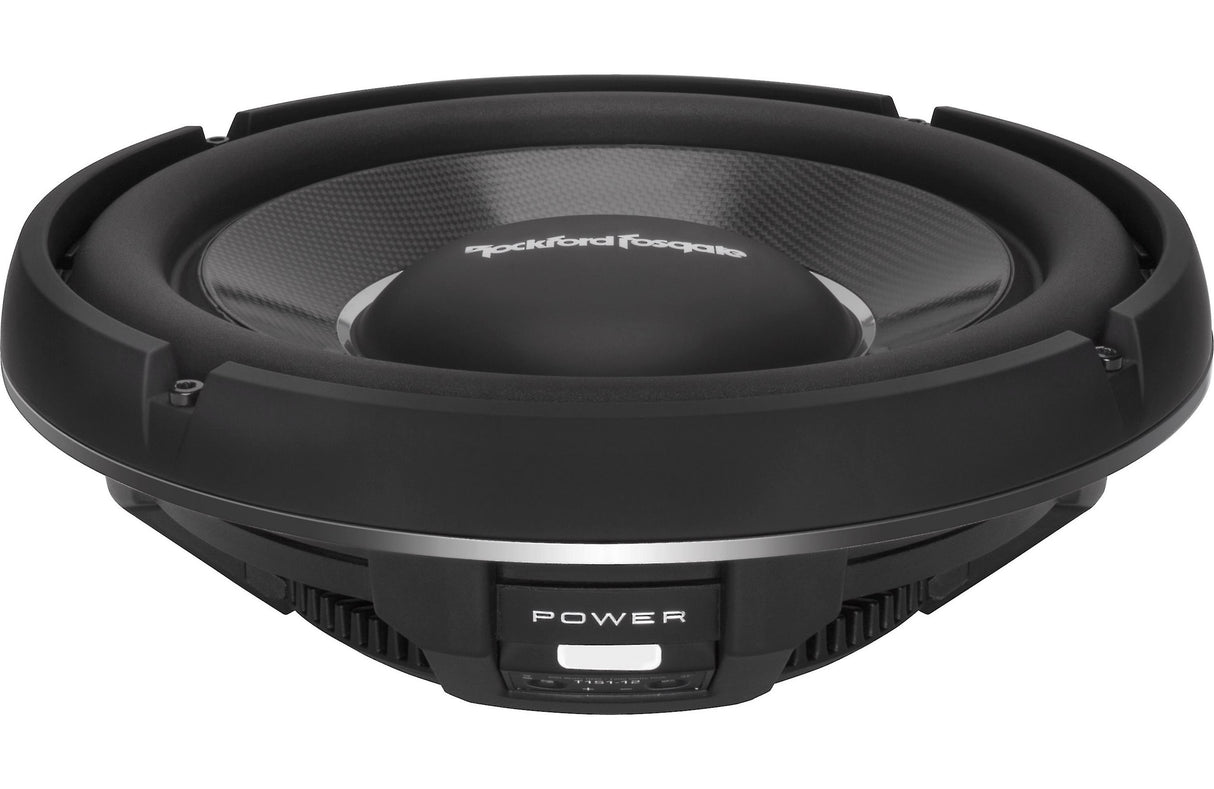 Rockford Fosgate T1S1-12 Power 12" T1 Slim Single 1-Ohm Subwoofer