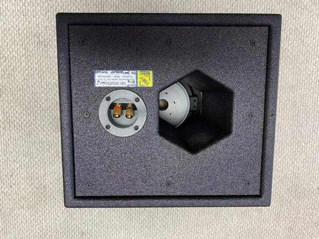 Toby Speakers Low Sheriff Single 10" - Rhino Lined Version