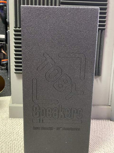 Toby Speakers Low Sheriff Single 10" - Rhino Lined Version