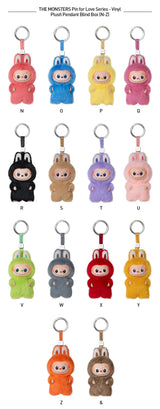 THE MONSTERS Pin for Love Series-Vinyl Plush Pendant Blind Box/IN STOCK NOW