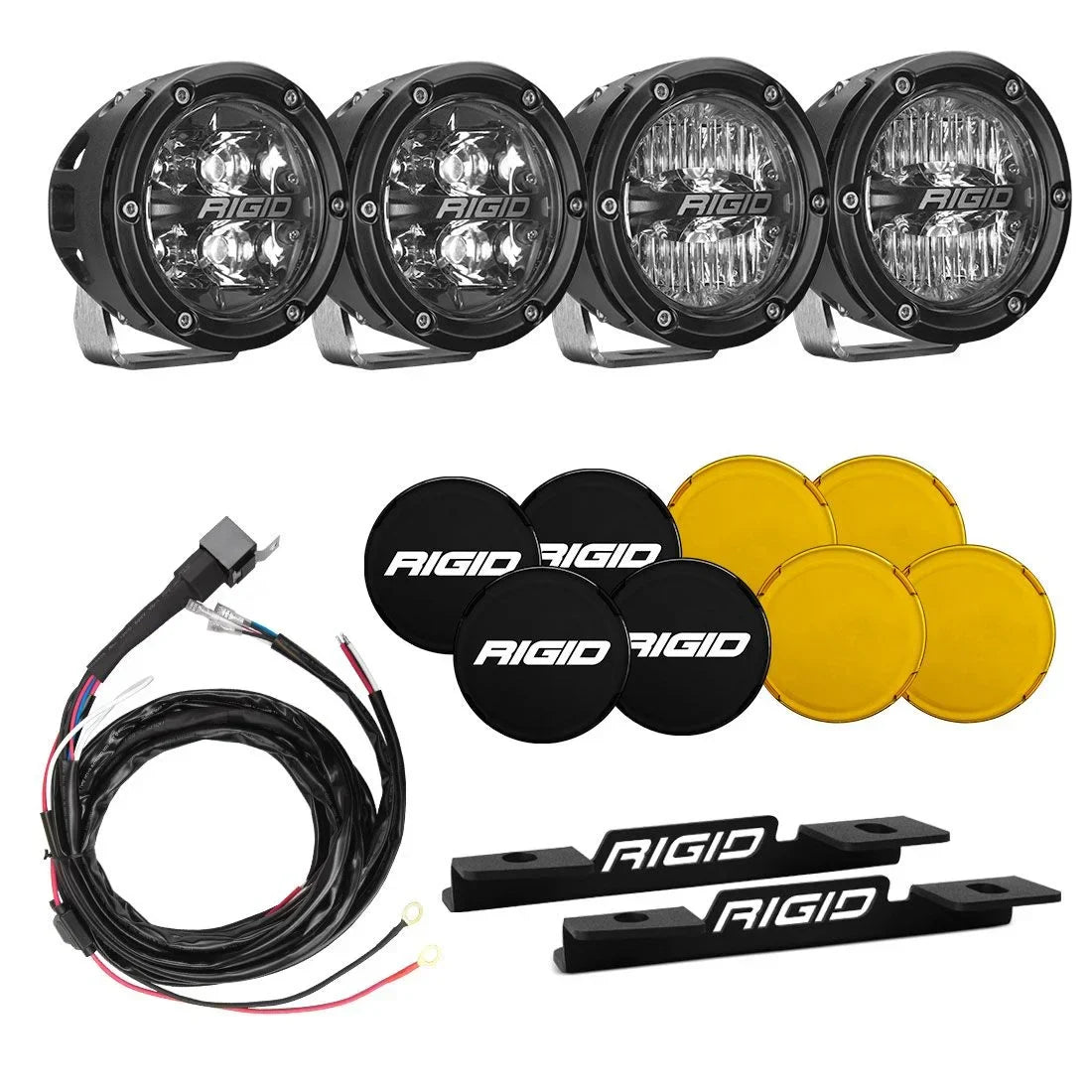 2021 Bronco A-Pillar Light Kit with a set of 360 Spot and a set 360 Drive Lights (46722)/IN STOCK NOW