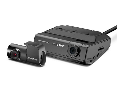 DVR-C320R Premium 1080p HD Night Vision Dash Camera Bundle (Front + Rear) with Built-In Drive Assist