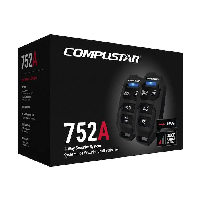 COMPUSTAR 752A Car Alarm & Security System with Two Remotes