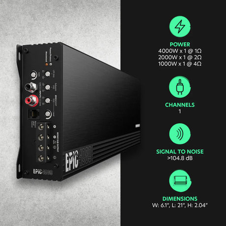 AUDIOCONTROL EPIC4000:  IN STOCK NOW/$459.99