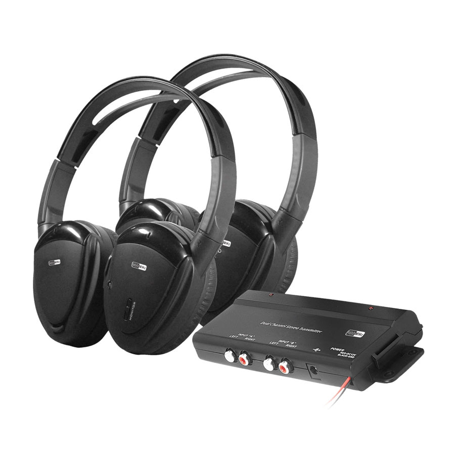 HP-902RFT | 2-Channel RF 900 MHz Wireless Headphones with Transmitter/IN STOCK NOW/BRAND NEW/$99.99