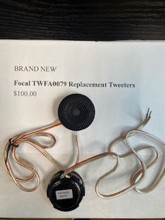 BRAND NEW Focal TN-B Polyglass Tweeters New Pair (Replaces TN-A, TN-47, TN-45) (No Retail Packaging)/IN STOCK NOW