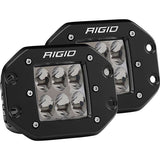 Rigid Industries - 512313 - D-Series PRO Specter Driving Flush Mount Black 2 Lights