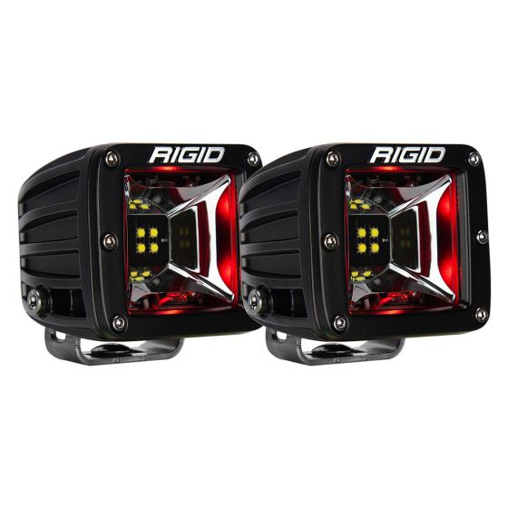 Rigid Industries - 68202 - Radiance Scene Red Backlight Surface Mount Pair