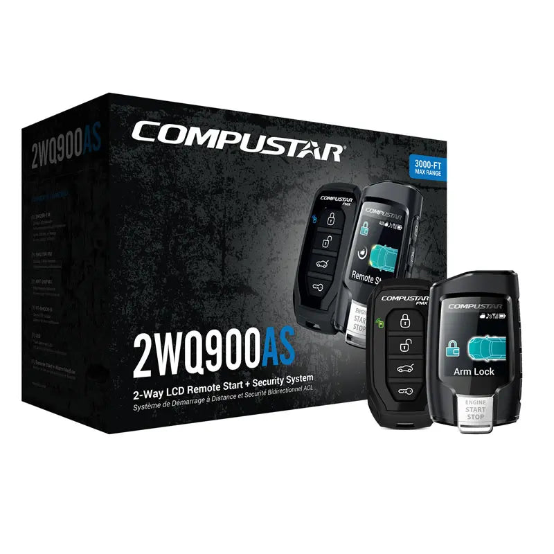 COMPUSTAR 2WQ900AS Security + Remote Start All-in-One 2-Way Remote Sta –  Shop Audio Depot