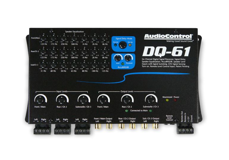 Audio Control DQ-61               6 Channel Line Out Converter with Signal Delay and EQ