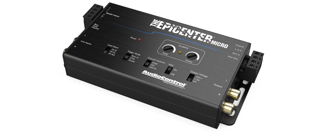 The Epicenter® Micro Bass Restoration Processor & Line Output Converter