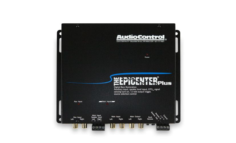 IN STOCK NOW Audio Control The Epicenter Plus Bass Restoration Processor with Aux Input