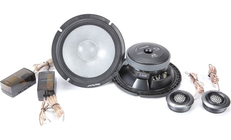 Alpine R2-S65C Next-Generation R-Series 6-1/2" 2-way component speaker system