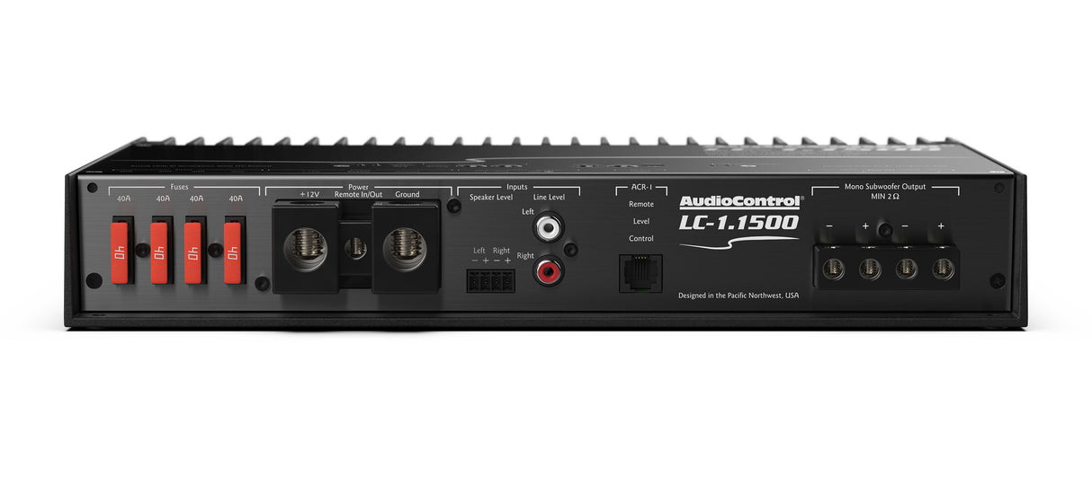 Audio Control LC-1.1500 High-Power Mono Subwoofer Amplifier with Accubass®