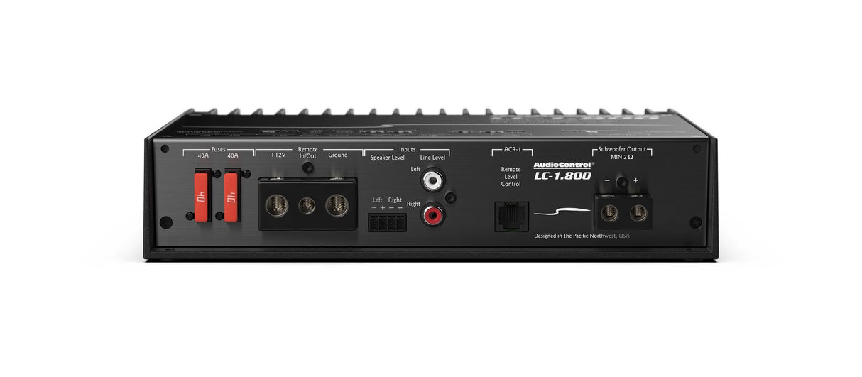Audio Control LC-1.800 High-Power Mono Subwoofer Amplifier with Accubass®