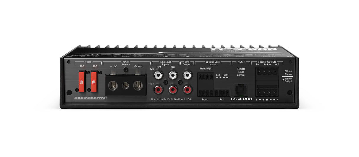 Audio Control LC-4.800 High-Power Multi-Channel Amplifier with Accubass®