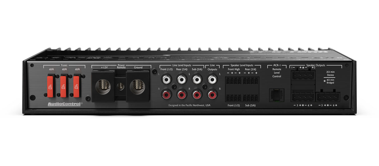 Audio Control LC-6.1200 High-Power Multi-Channel Amplifier with Accubass®