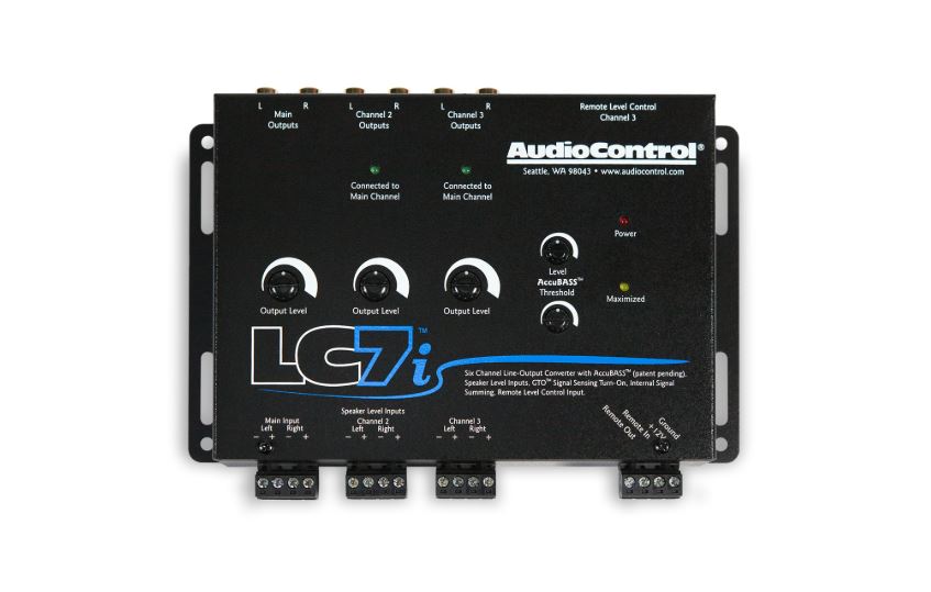 Audio Control LC7i 6 Channel Line Output Converter with Accubass™