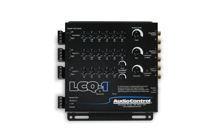 Audio Control LCQ-1 6 Channel Line Out Converter with Eq and Accubass™