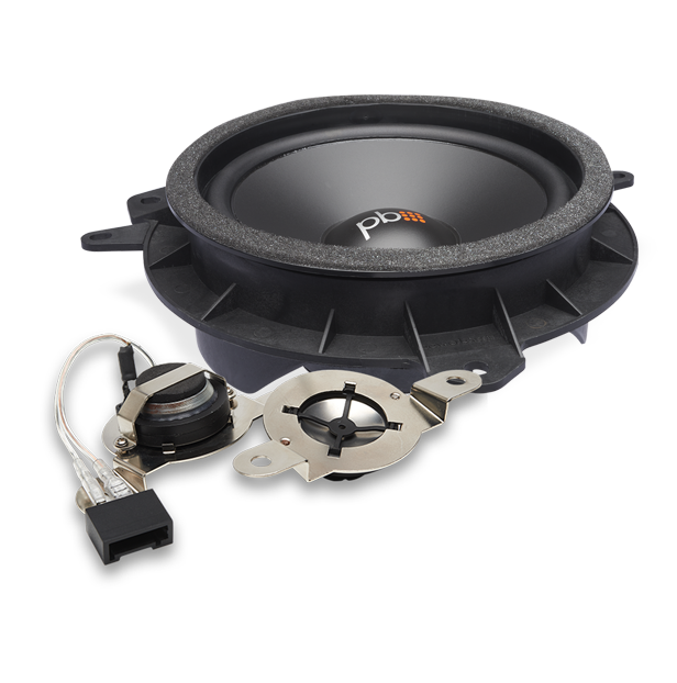 Component fashion speakers for bass