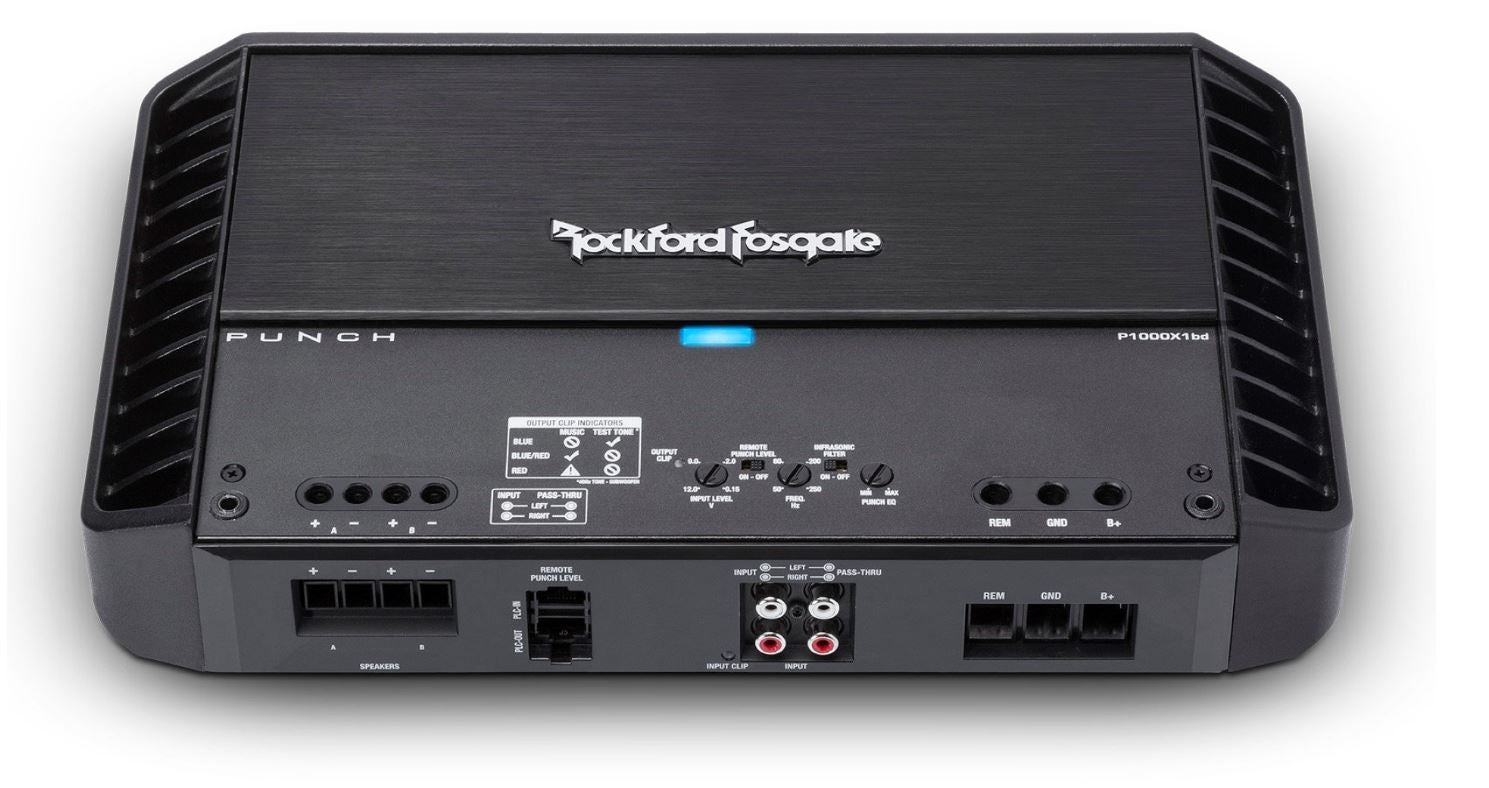 Rockford Fosgate PUNCH P1000X1bd 高出力アンプ Rockford Fosgate P1000X1BD Punch 1,000 Watt Class-bd Mono