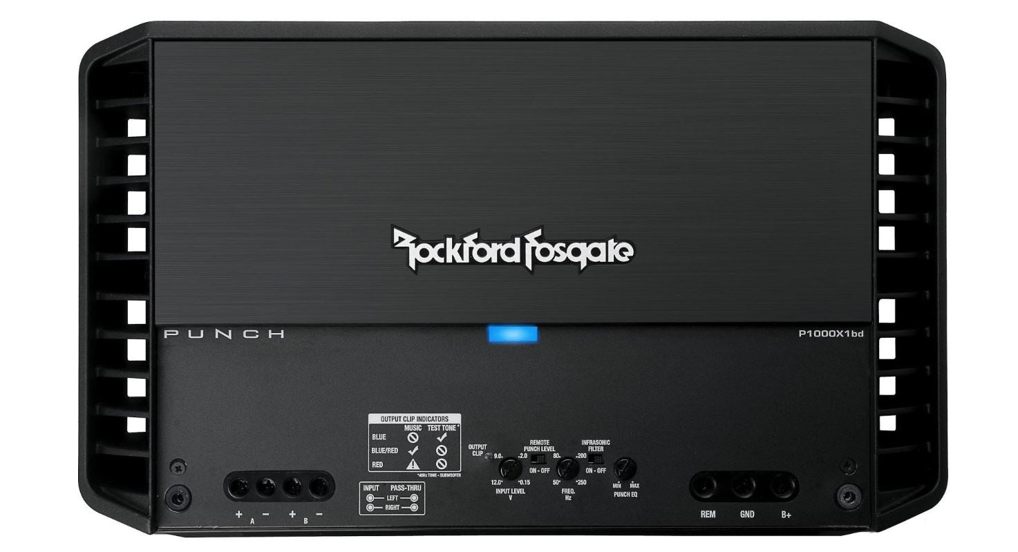 Rockford Fosgate PUNCH P1000X1bd 高出力アンプ Rockford Fosgate P1000X1BD Punch 1,000 Watt Class-bd Mono